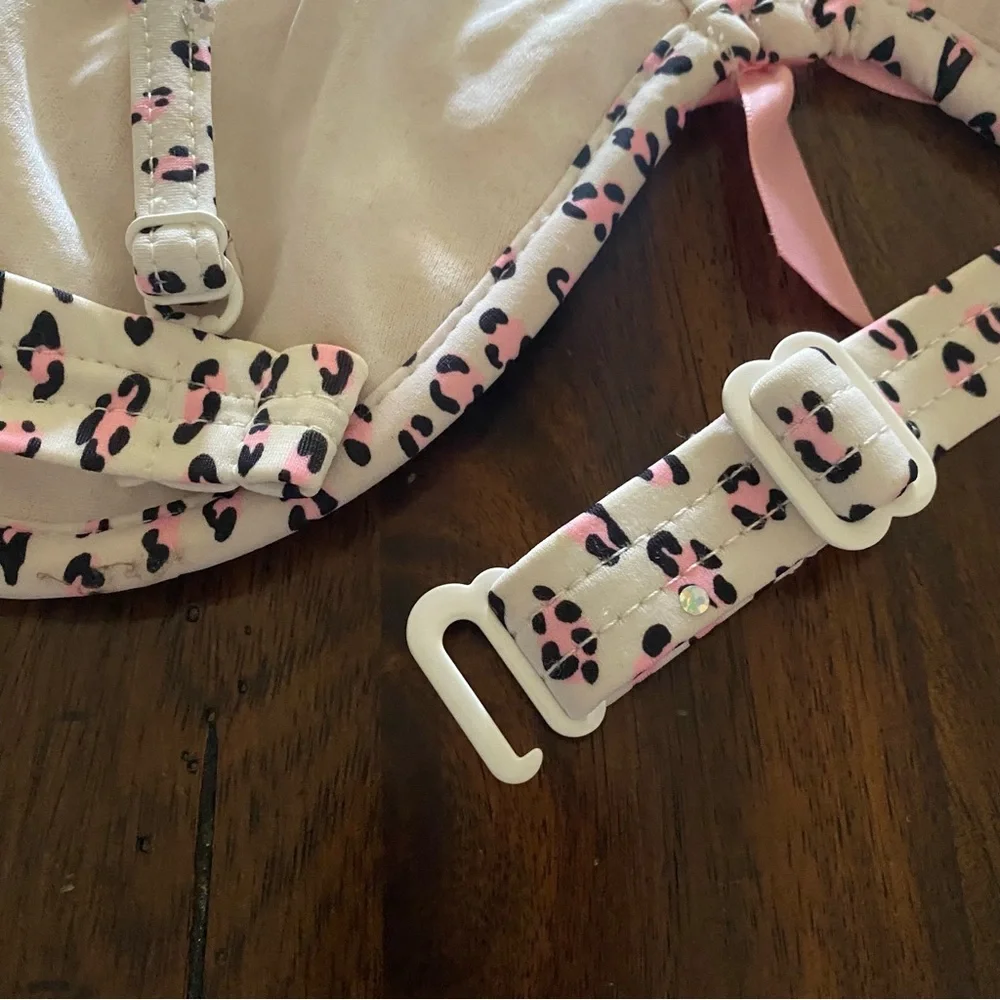 VENUS Pink Leopard Bikini Belted Set - Picture 3 of 7